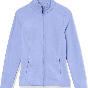 Womens Fleece Jacket Long Sleeve Full Zip Polar Soft Classic Athletic